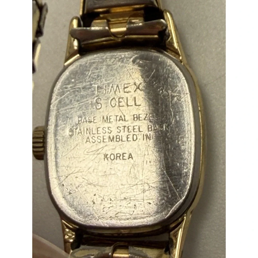 Timex Q New Battery S Cell Ladies Watch Vintage‎ 17MM 6